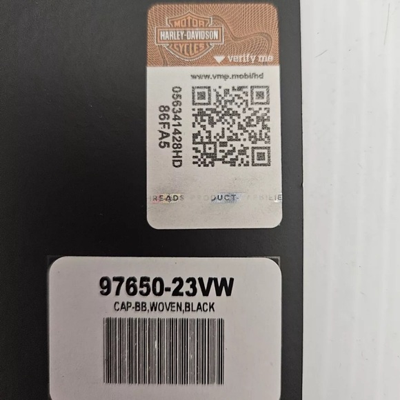 (NWT) Unisex Harley-Davidson Classic Eagle Baseball Hat Adjustable Black - Picture 5 of 5